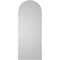 Ekena Millwork Round Top Surface Mount PVC Gable Vent w/ 2"W x 2"P Brickmould Sill Frame, 16"W x 40"H GVPRT16X4003SN - alternate 4